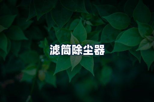 滤筒除尘器
